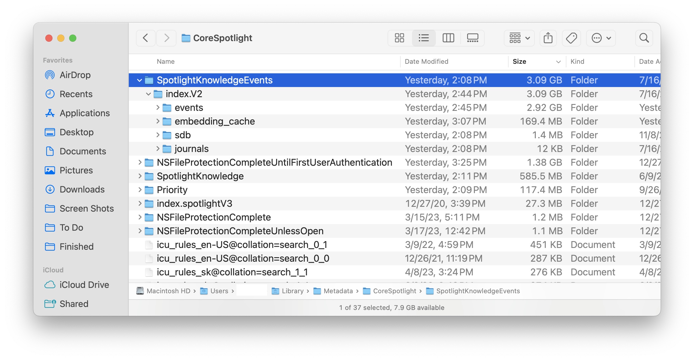 在佔用大量存儲時，如何清除Mac上的Corespotlight Metadata