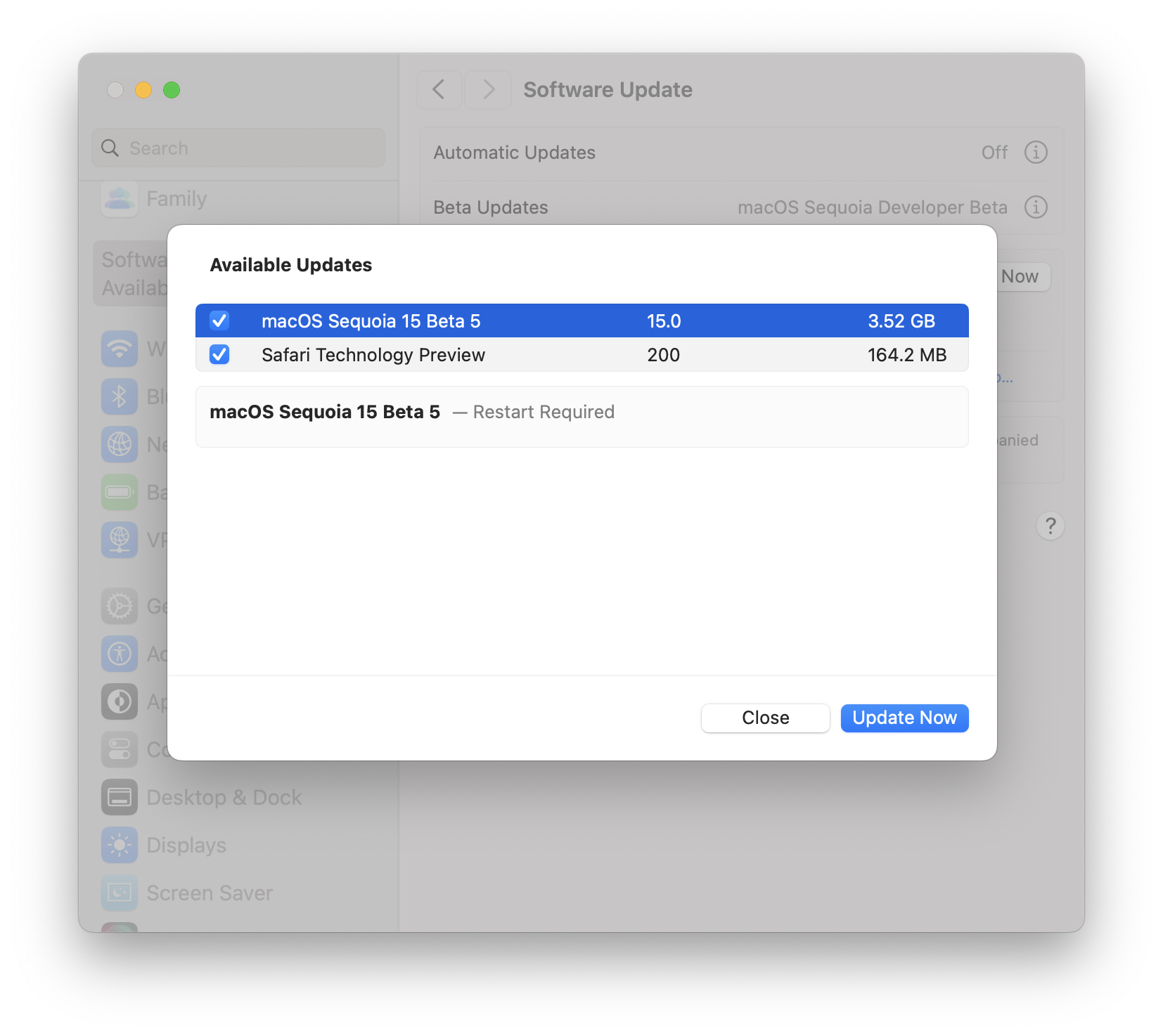 MacOS红杉15 Beta 5可供下载