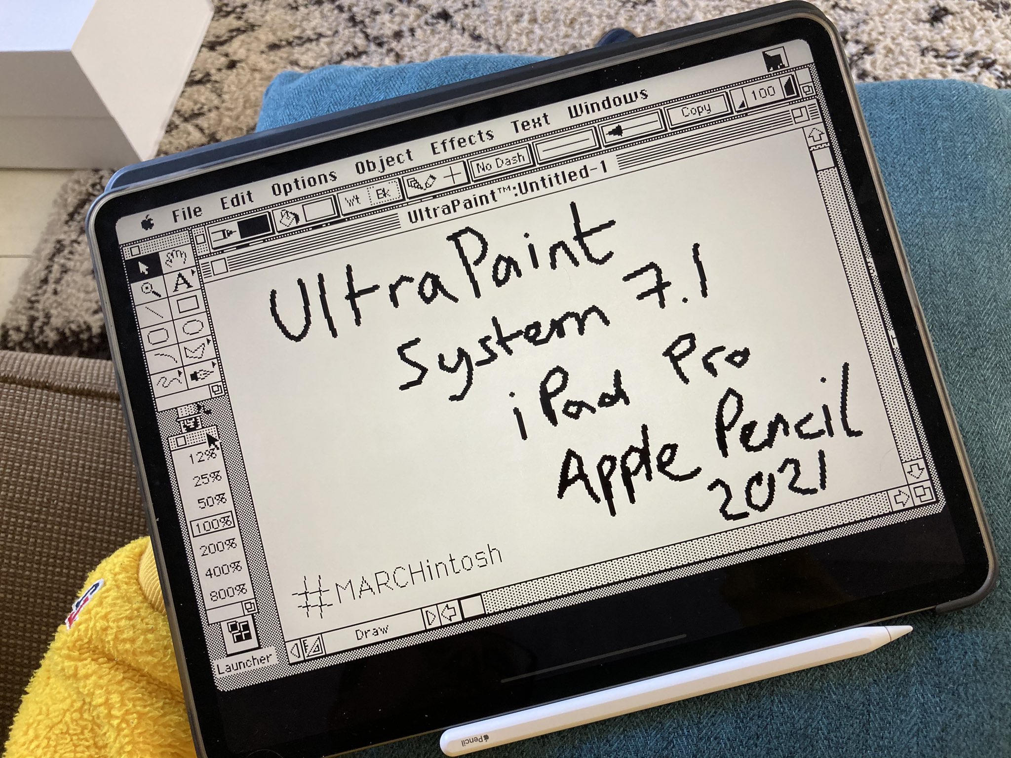 使用iPad Pro在Macintosh模擬器中創建1位像素藝術