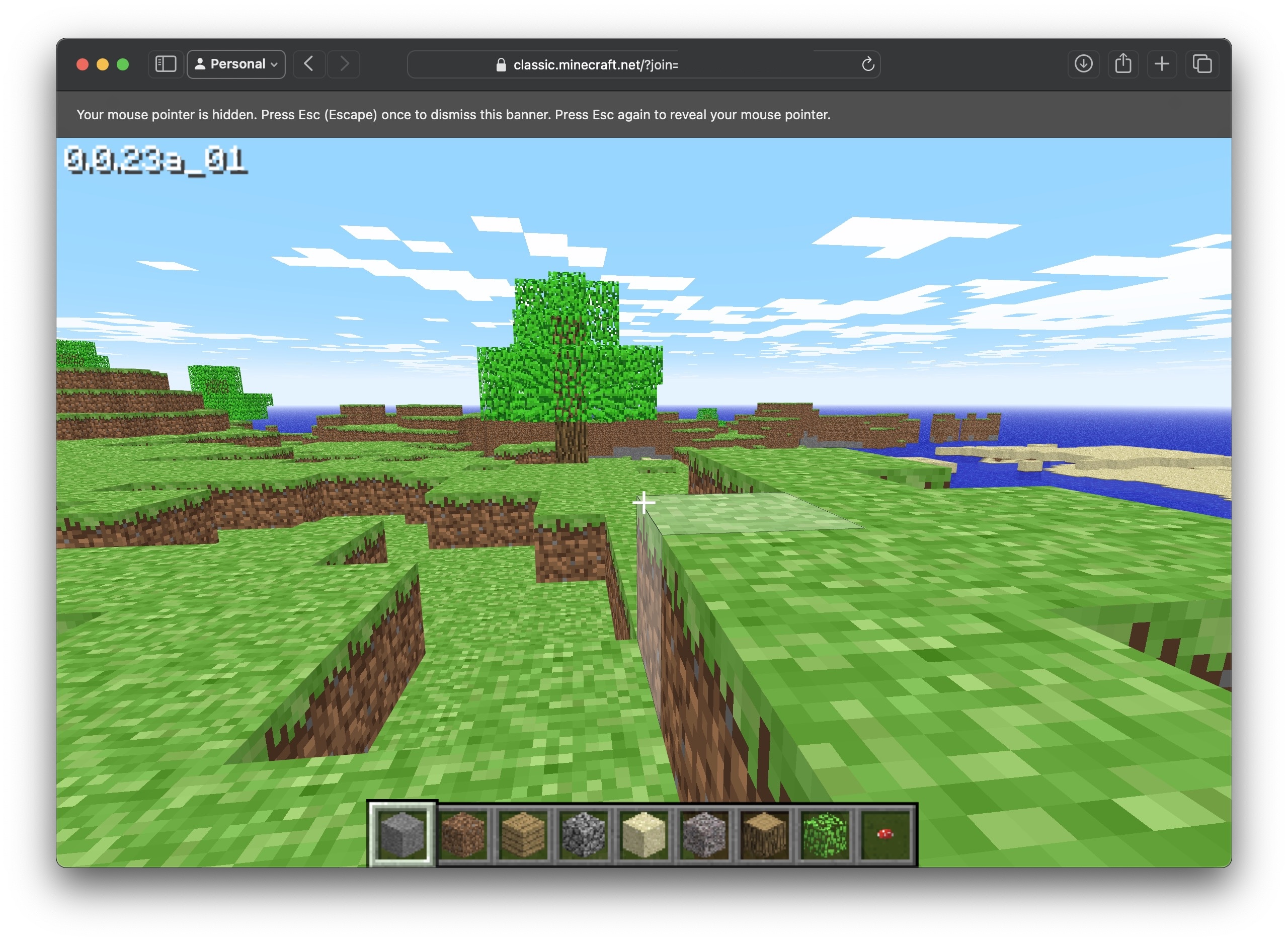Minecraft Classic免费玩Minecraft