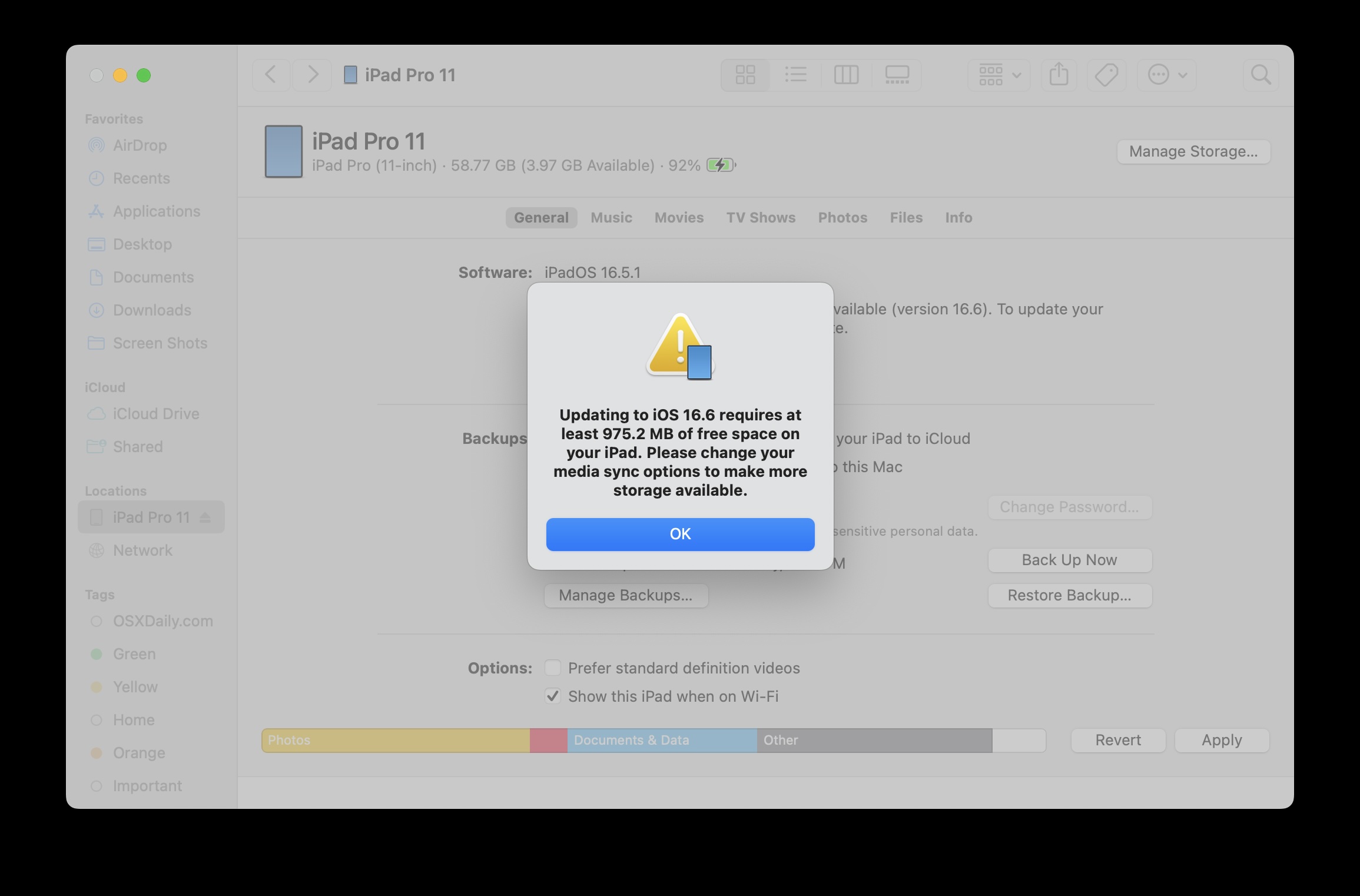如何更改iPhone和iPad上的媒体同步选项以使更多存储空间可用