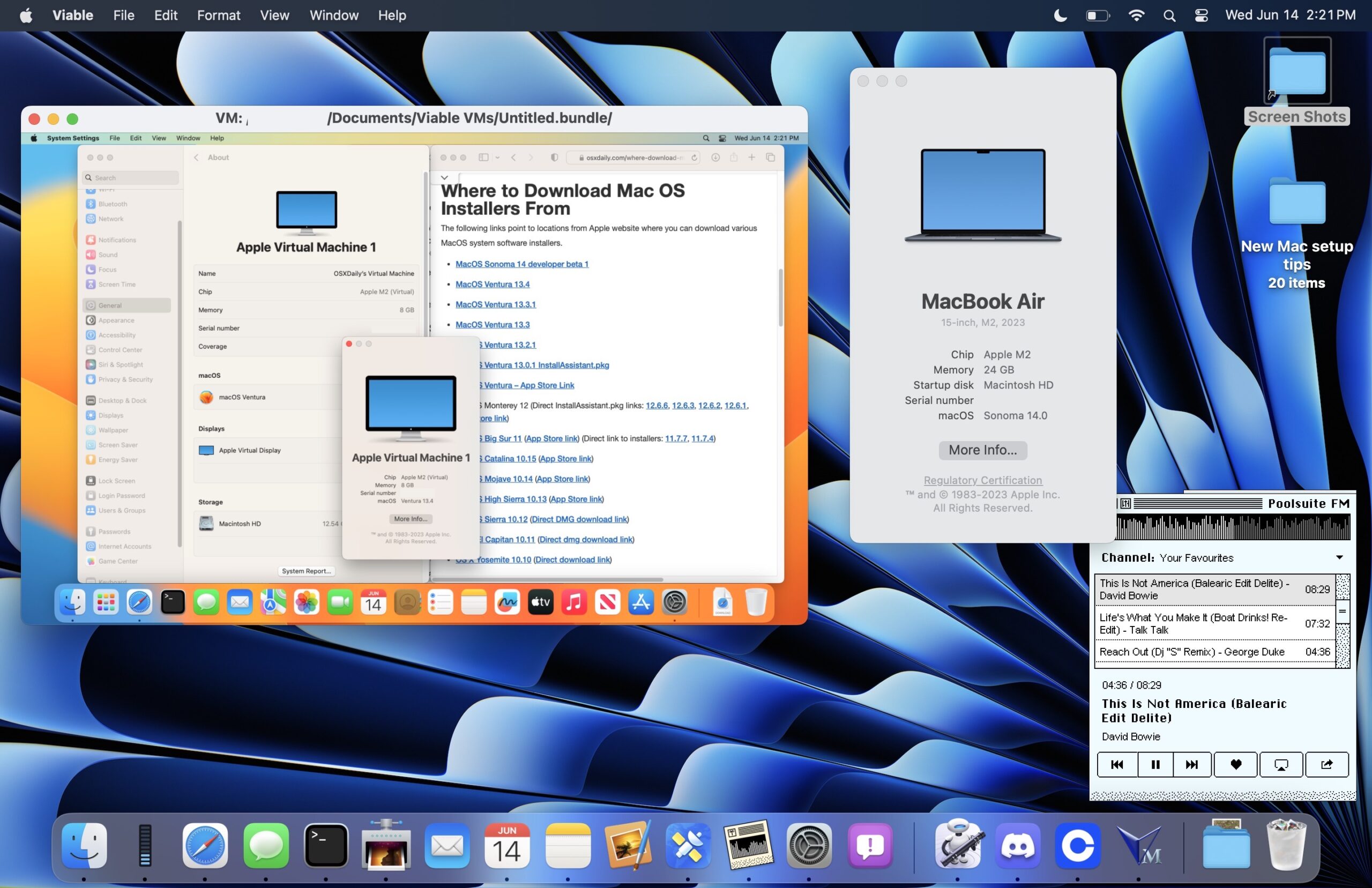 如何在具有可行的虚拟机中运行Macos Ventura