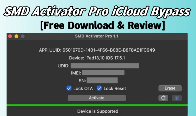 如何下载用于iCloud旁路的SMD激活器Pro工具