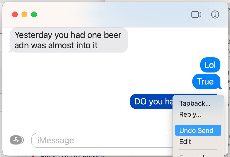 如何使用undo send在Mac上取消汇总消息