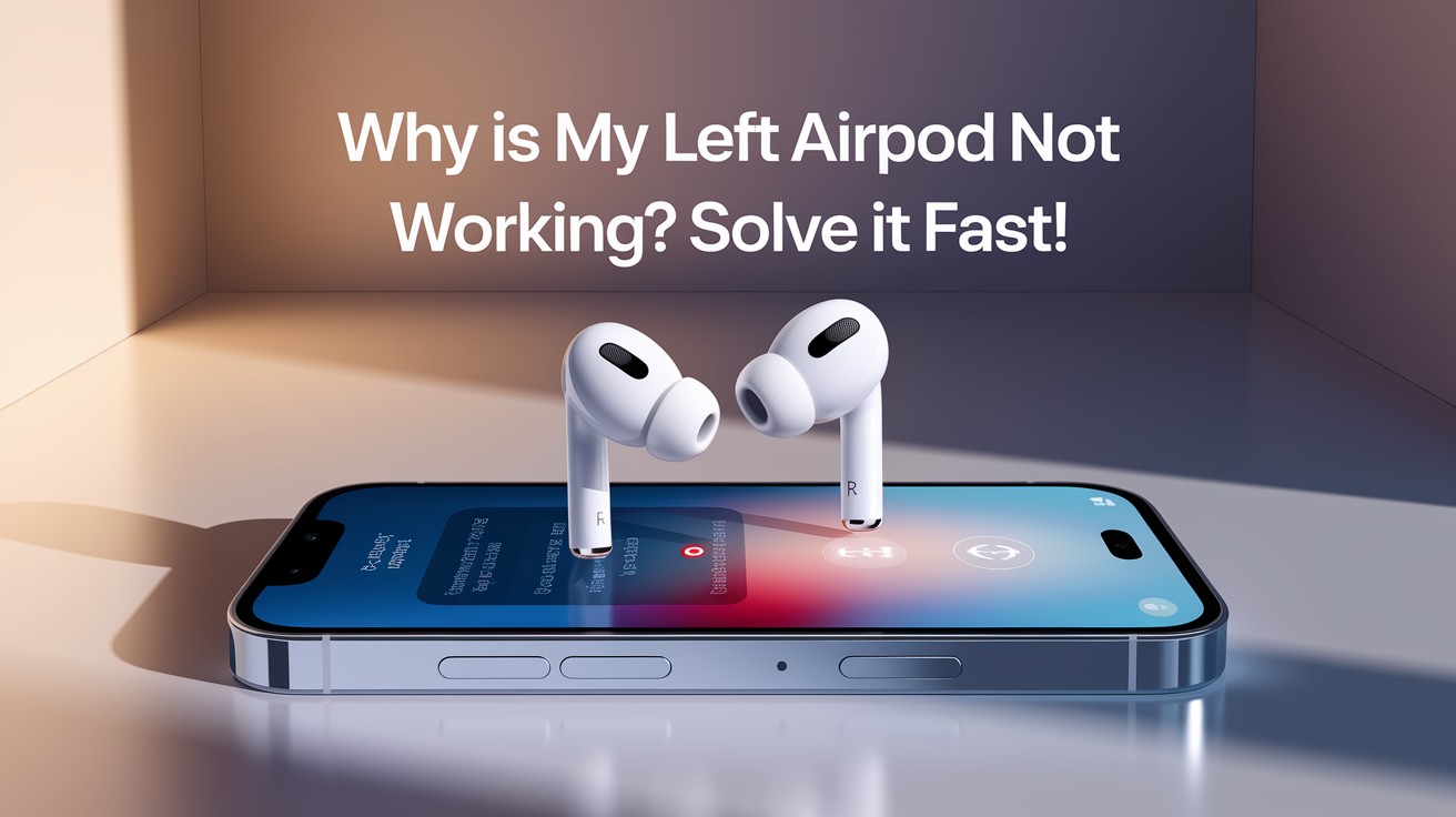 為什麼我的左AirPod不起作用？快速解決！
