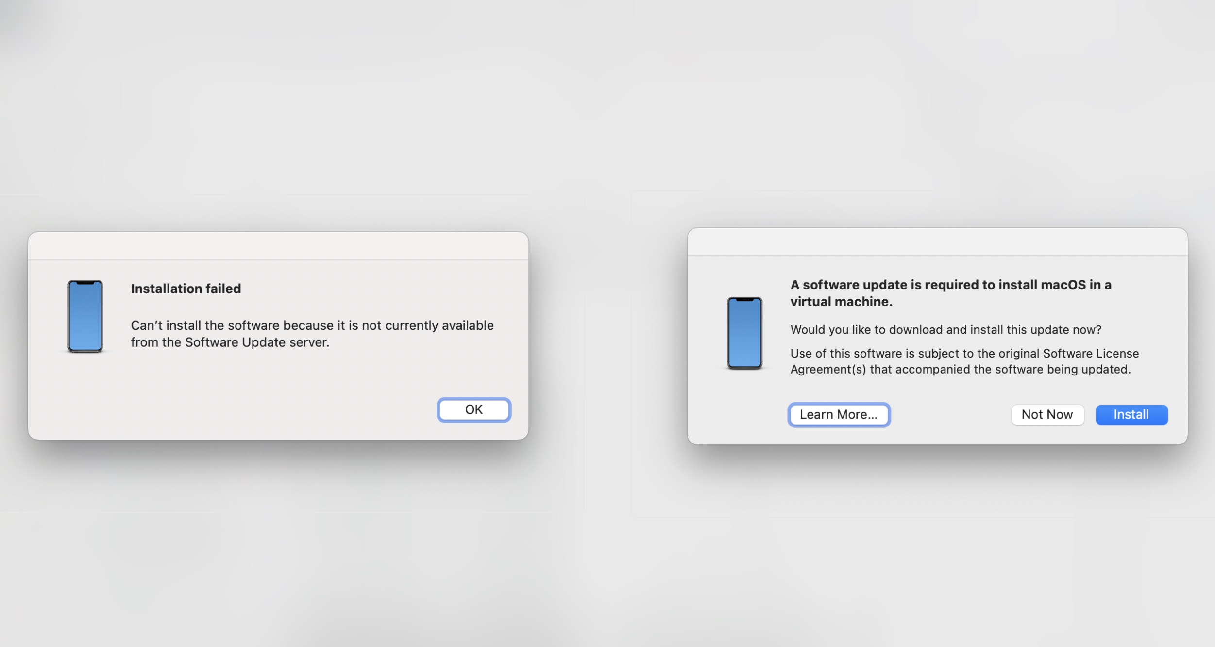 如何修复Macos Tahoe Beta虚拟机“需要软件更新”错误