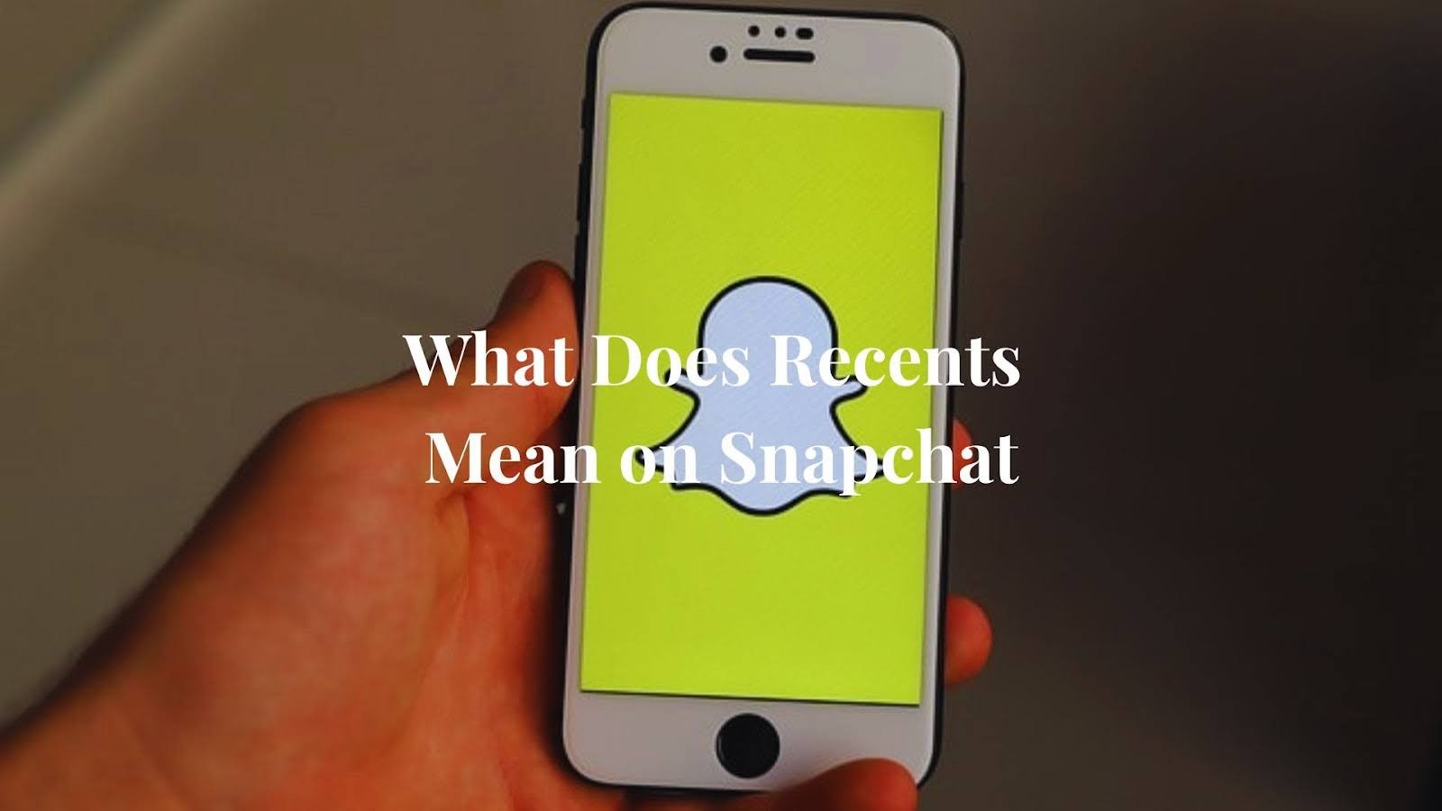 最近对Snapchat意味着什么？