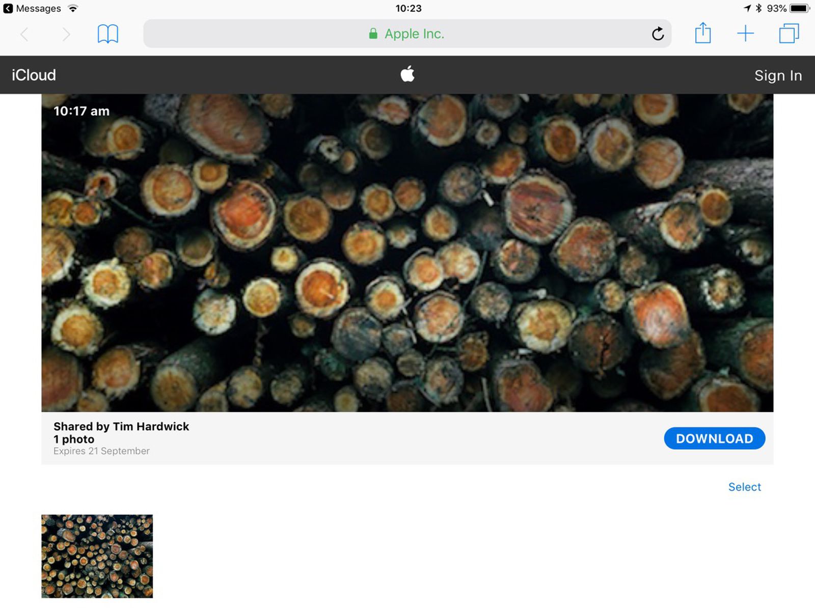 如何在iOS 12中共享iCloud照片链接