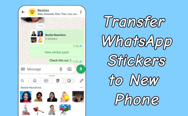 如何將貼紙從WhatsApp轉移到新手機[完整指南]