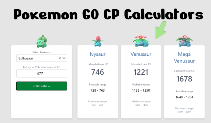 Pokemon GO CP計算器：出色的工具和用戶指南