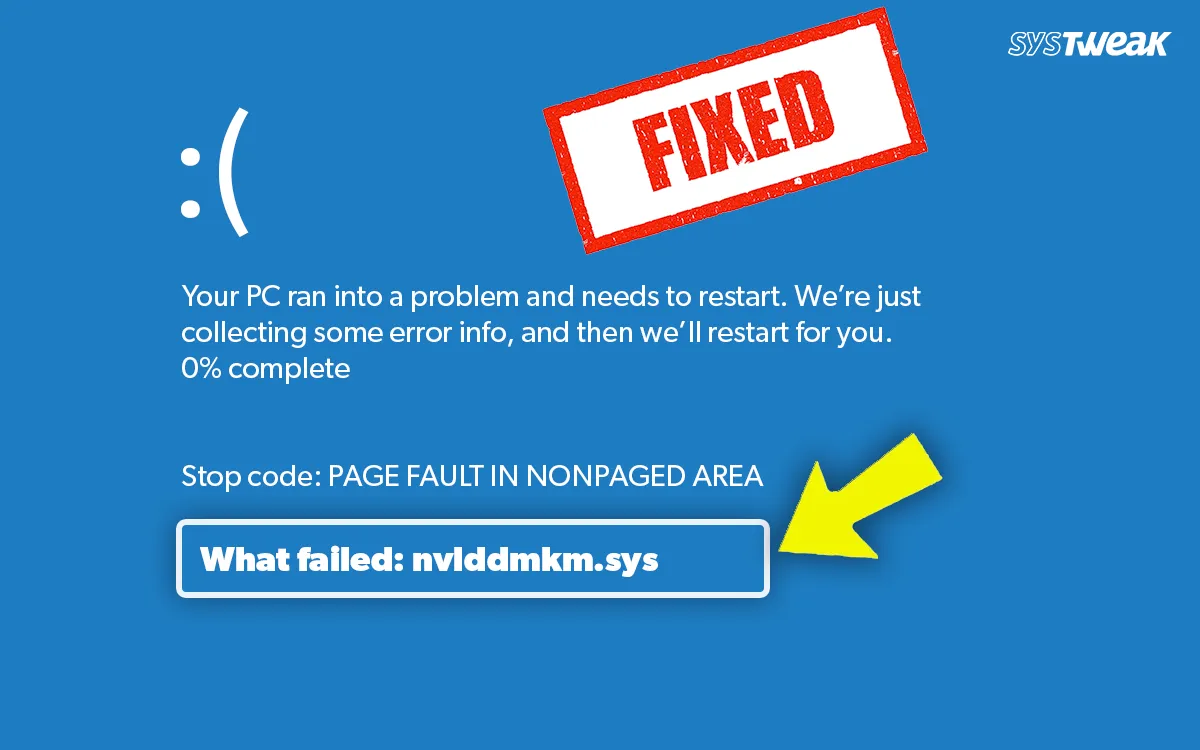 修复：nvidia nvlddmkm.sys蓝屏错误
