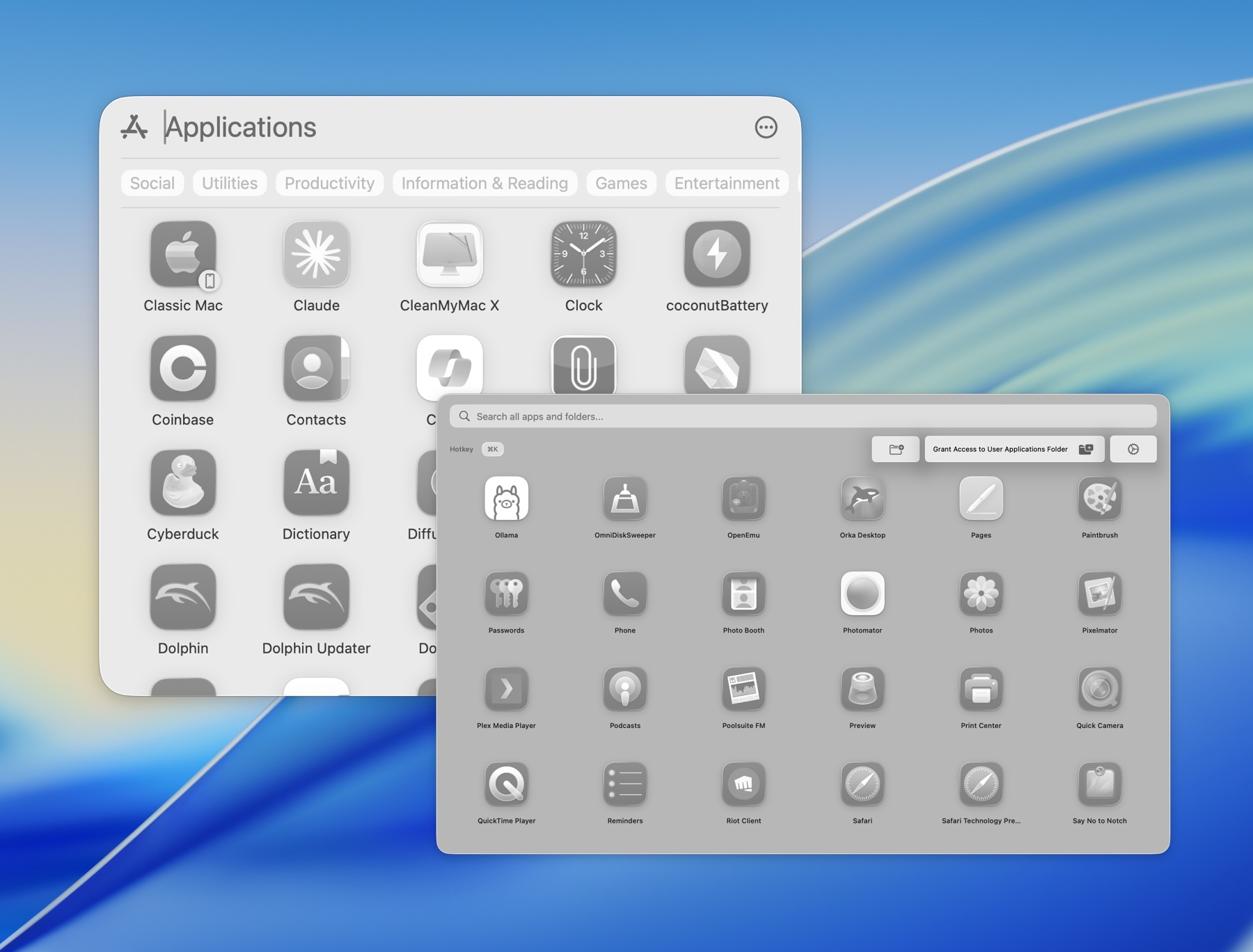 您想念 MacOS Tahoe 中的 LaunchPad 嗎？使用新的 LaunchPad 以及 LaunchPad 替代方案