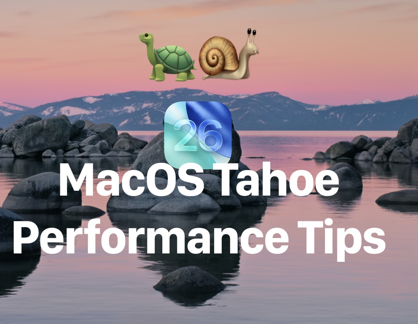 Macos Tahoe 26感覺很慢？嘗試這6個性能提示