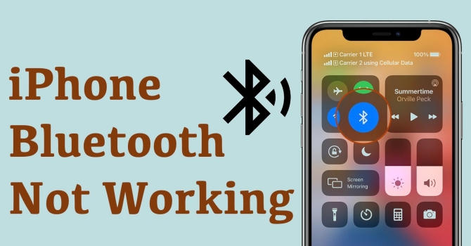 iPhone 蓝牙不工作?这是快速修复它的方法