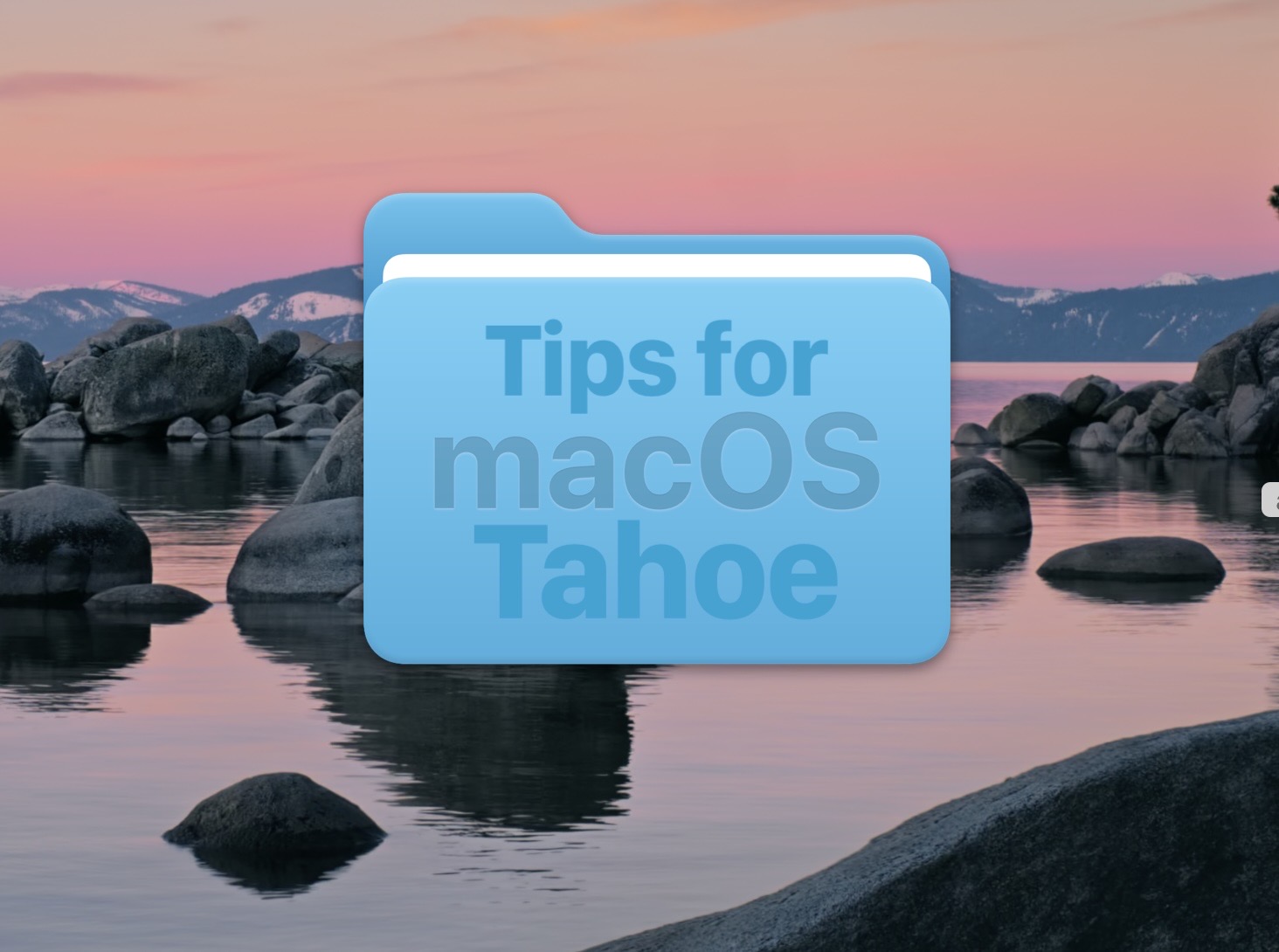 9 Macos Tahoe提示您实际使用