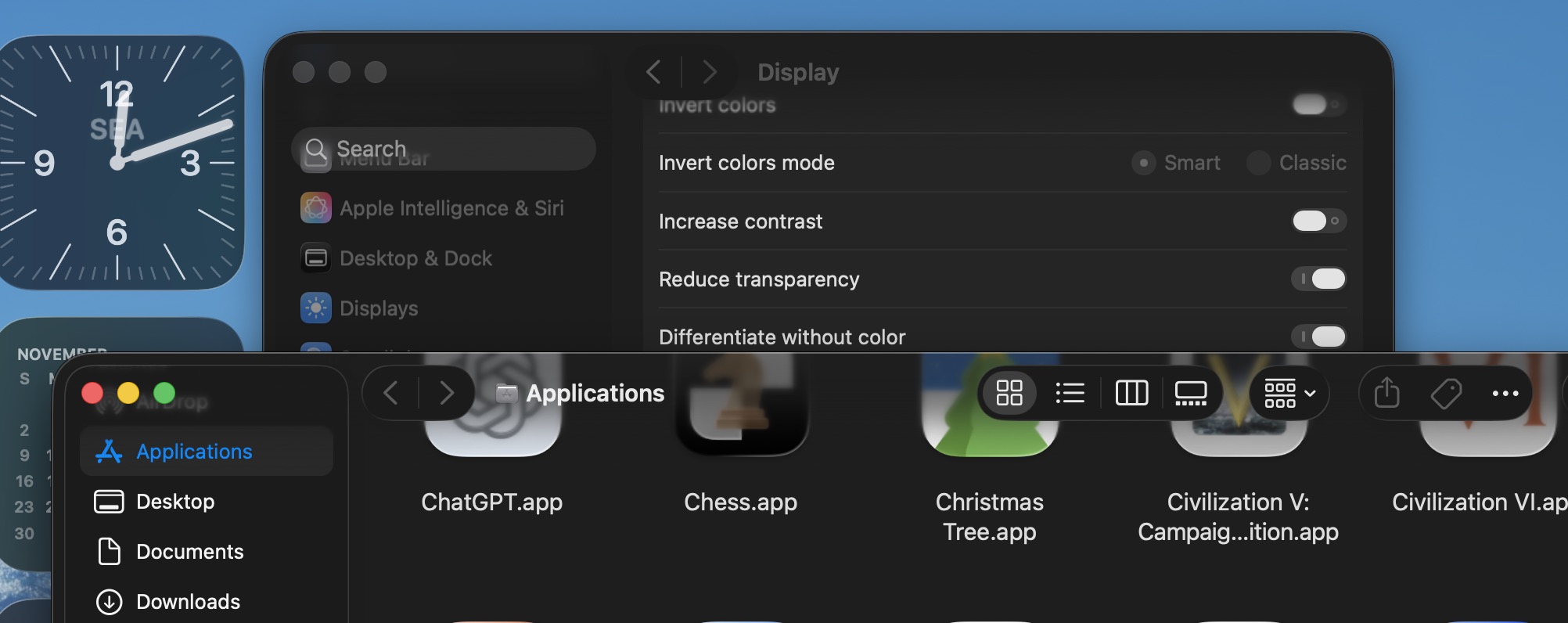 降低透明度在 macOS Tahoe 26.1 中不起作用？
