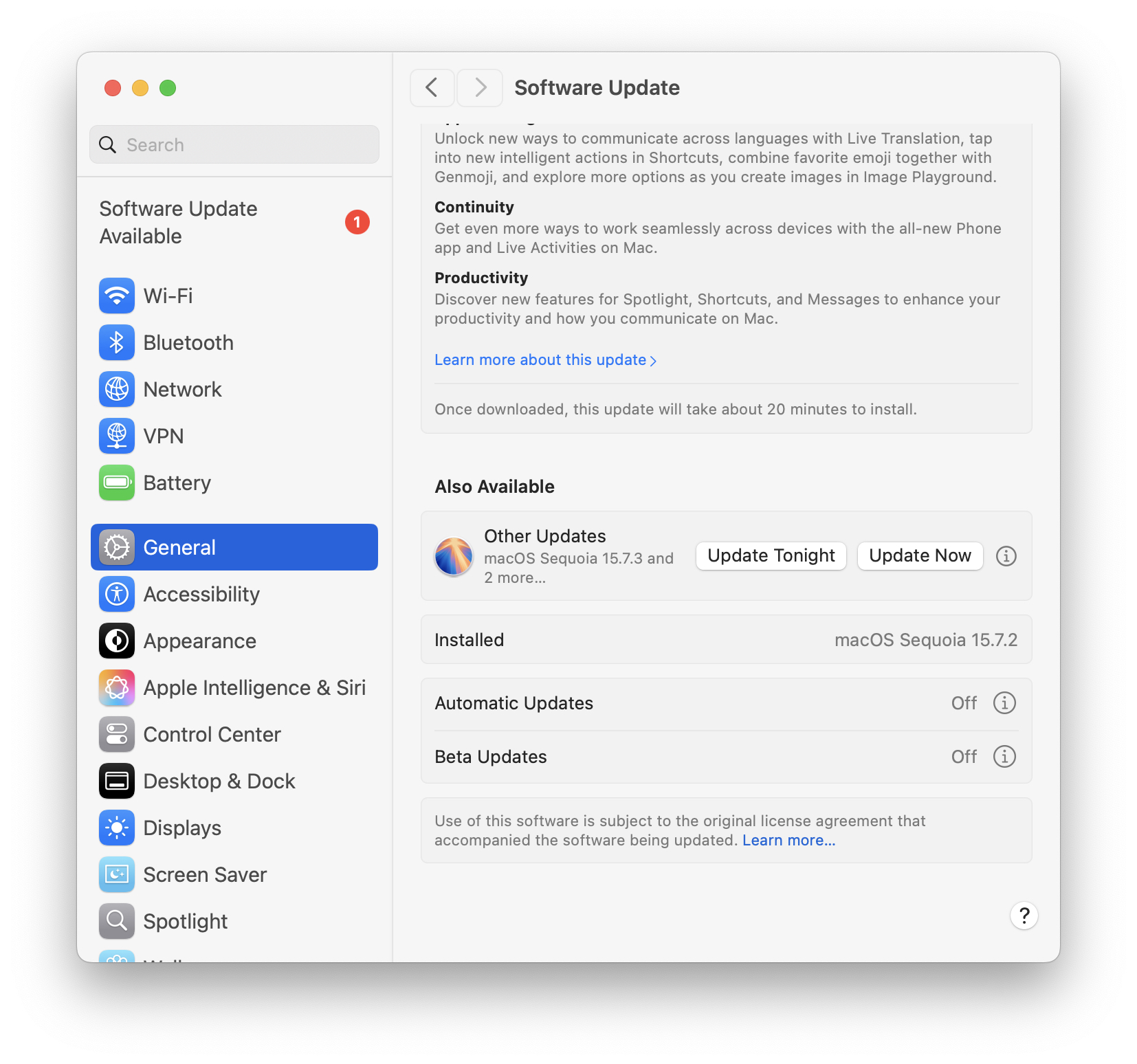MacOS Sequoia 15.7.3 和 MacOS Sonoma 14.8.3 安全更新发布
