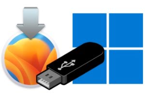 在 Windows 11 上创建 macOS Ventura USB 闪存盘