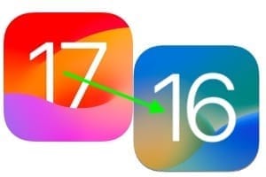 将 iPhone 降级 iOS 17 与 iOS 16