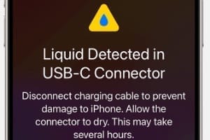 如果您的 iPhone 显示：“Lightning/USB-C 连接器中检测到液体”该怎么办