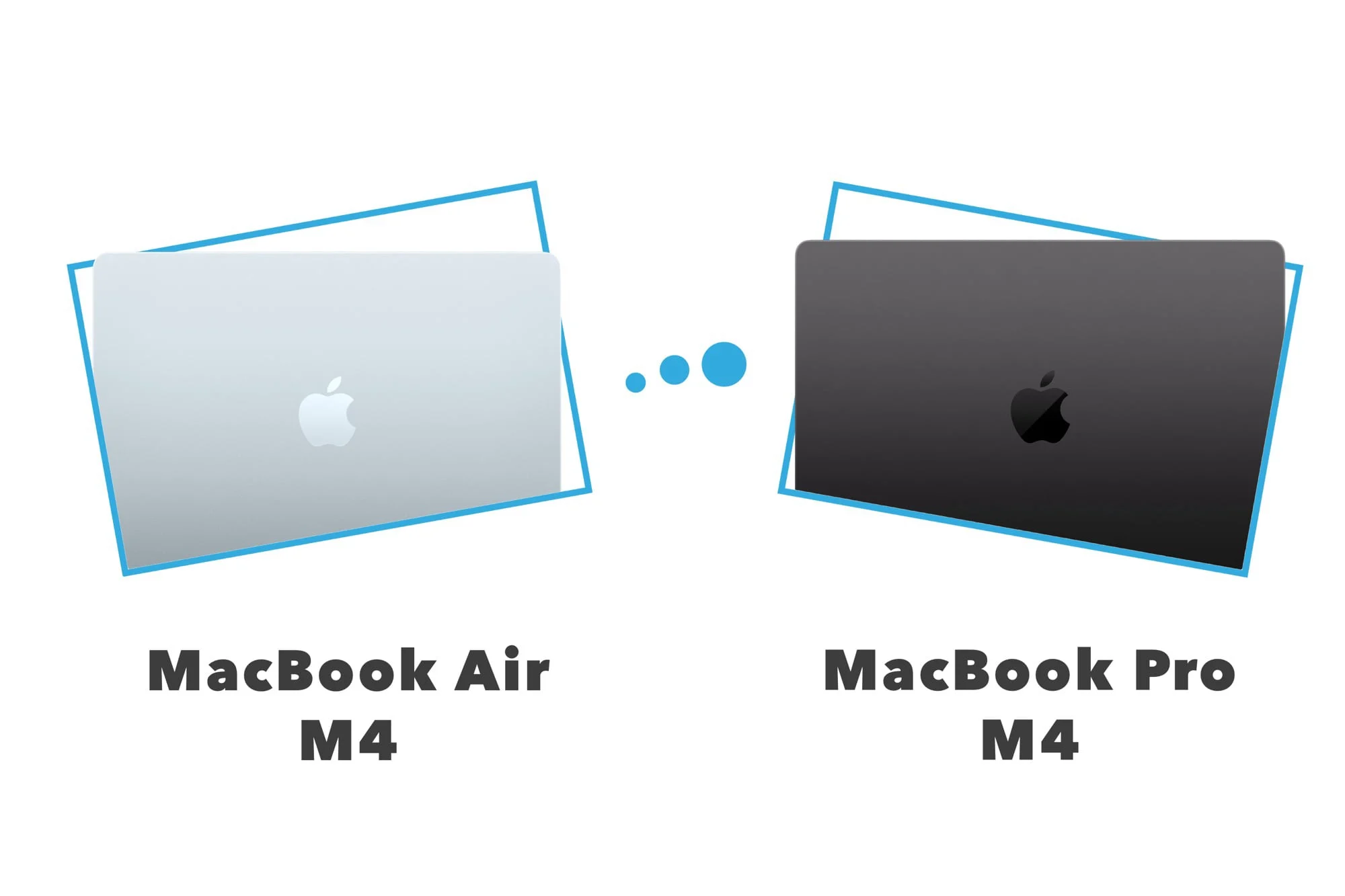 MacBook Air M4 vs MacBook Pro M4：选择哪一个？比较，差异和我们的意见