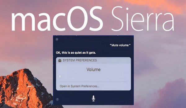 如何在Macos Sierra中使用Siri控制系统设置