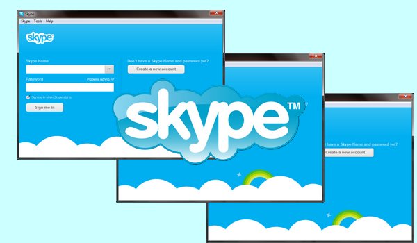 如何同时在两个或多个Skype帐户中注册