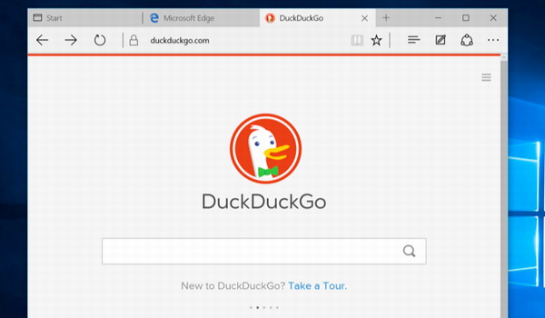 默认情况下如何修改Microsoft Edge的搜索引擎