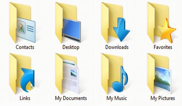 如何在Windows中其他地方移动文档，音乐和其他文件夹