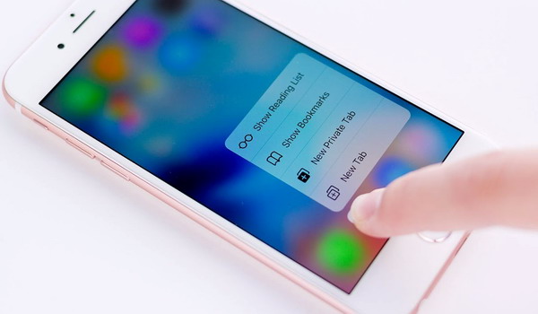 如何在iPhone 6、6和iPhone 5s上获得3D触摸