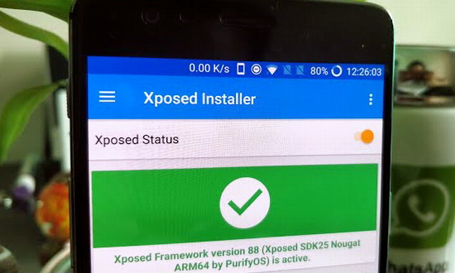 評論安裝程序Xposed Framework Sur Android Nougat