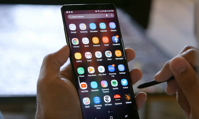 如何在三星Galaxy Note 8上进行全屏应用
