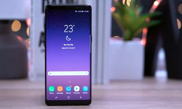 Galaxy Note 8：如何更改壁纸