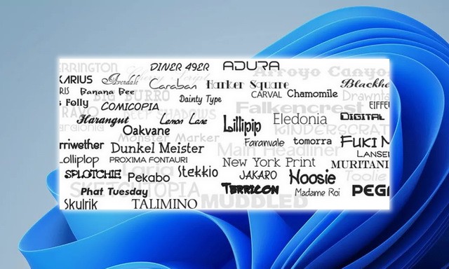 如何在Windows 11中安裝和卸載字體