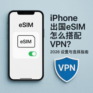 IPhone出国eSIM怎么搭配VPN？2026设置与选择指南