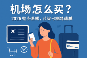 机场怎么买？2026 新手选购、付款与避坑清单